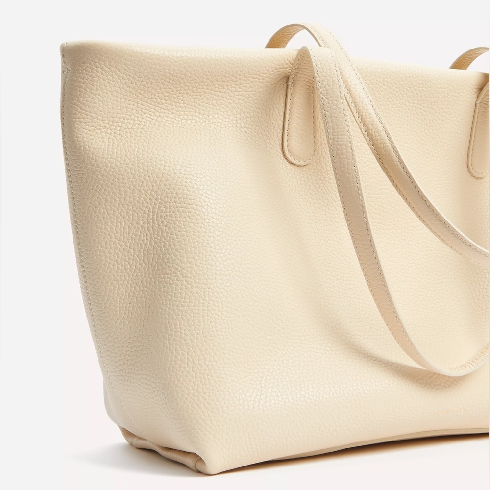 Mansur Gavriel Everyday Zip Pebbled-Leather Tote Bag - Picture 3 of 6